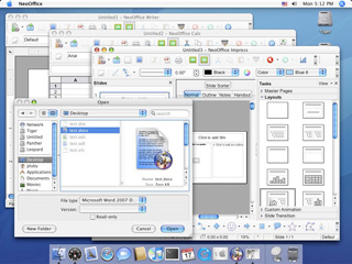 Mac 用で Microsoft Office 互換のフリーソフト [ NeoOffice ]