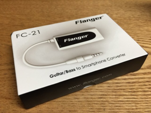 エレキギターを iPad に接続できる [ Flanger FC-20 ] 試してみました〜。